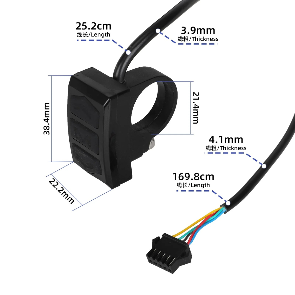 Kit controller si display M5 pentru trotineta/bicicleta electrica 500W 22A [4]