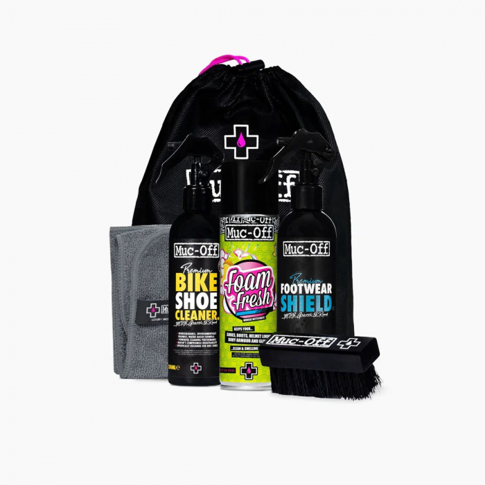 Kit pentru curatare incaltaminte Muc-Off Premium Bike Shoe Care Kit [2]