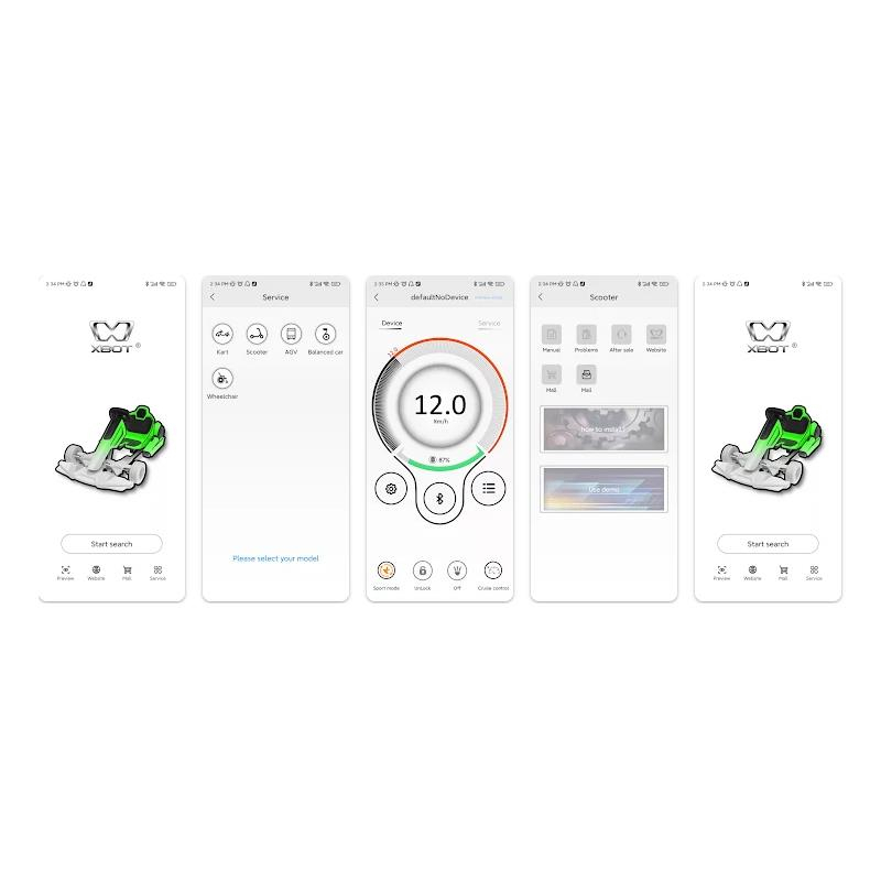 Kit trotineta electrica 36V -350 W (tip Xiaomi) -XBOT [3]