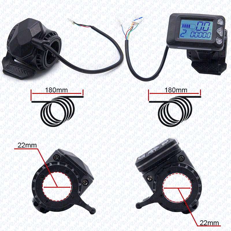Kit trotineta electrica cu controller 24V 250W +  display LCD cu acceleratie si frana [2]