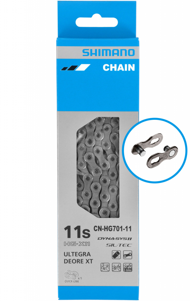 LANT BICICLETA SHIMANO CN-HG701, ULTEGRA, DEORE XT, 11 PINIOANE 116 ZALE, ZA QUICK LINK [1]