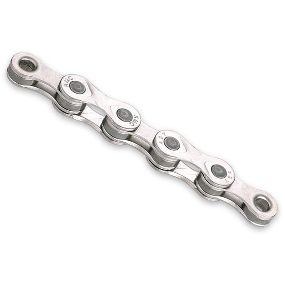 Lant KMC E9 Silver 9 viteze, 122 zale, Ebike, Argintiu [2]