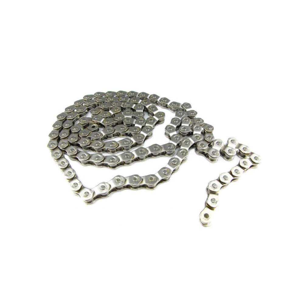 Lant KMC HL710, pt. 1Vit, BMX, 1/2"x1/8", 100 zale, zale-jumatate, pin 9,5mm, Argintiu, 400g [1]