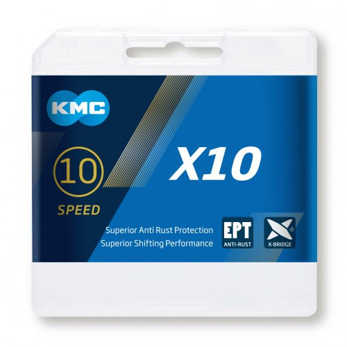 Lant KMC X10 EPT, 116 zale, Argintiu mat [3]