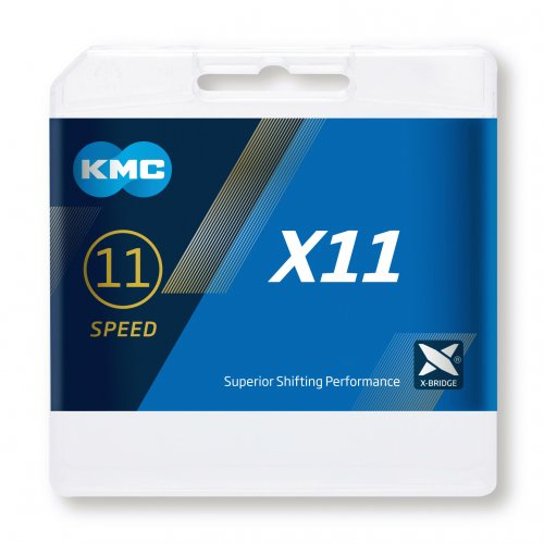 Lant KMC X11, 114zale, argintiu-negru [3]