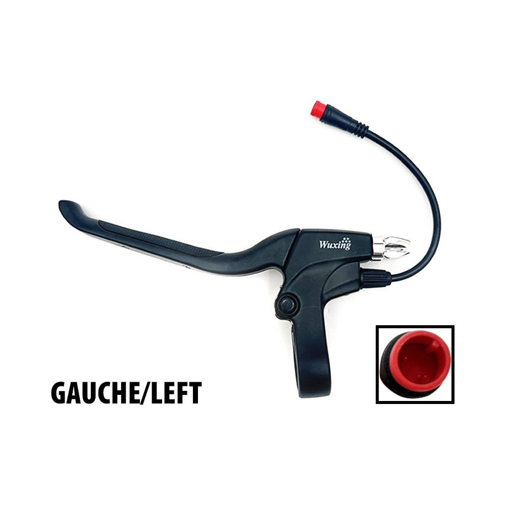 Maneta frana stanga trotineta electrica Kugoo cu mufa waterproof 2 pini [2]