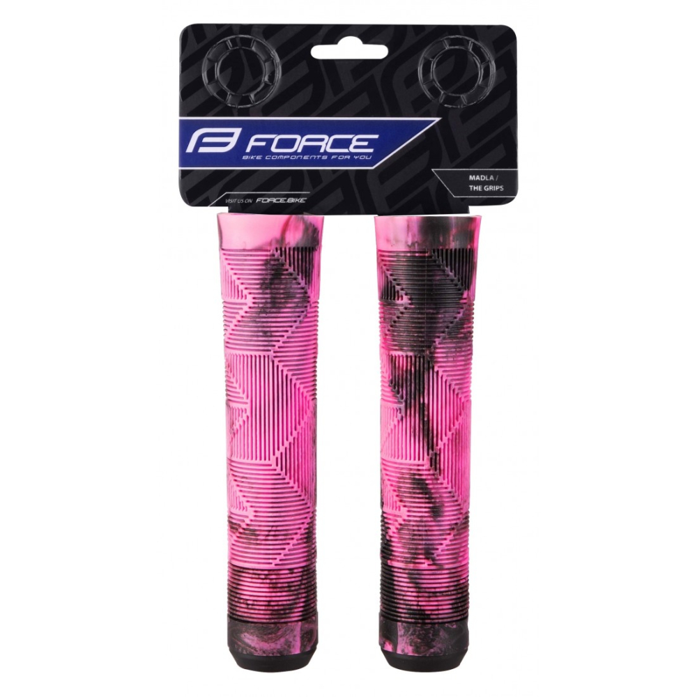 Mansoane Force BMX 145, cauciuc, Black/Pink [2]