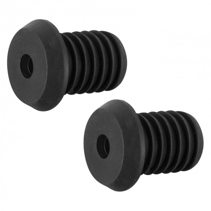 Mansoane Force BMX 145, cauciuc, negru/rosu [2]