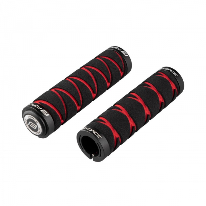 Mansoane Force Moly cu blocare, negru/rosu [1]