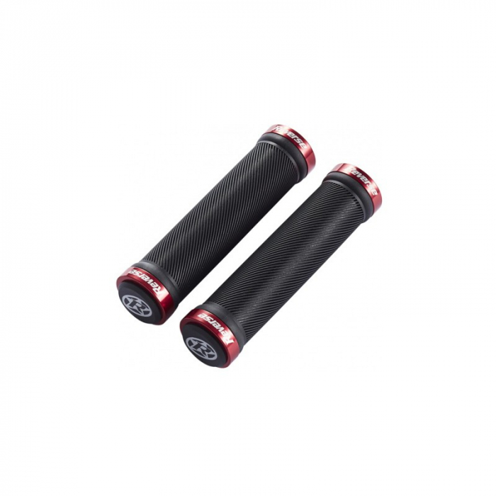 Mansoane Reverse Spin Lock-On negru/rosu 30mm [1]