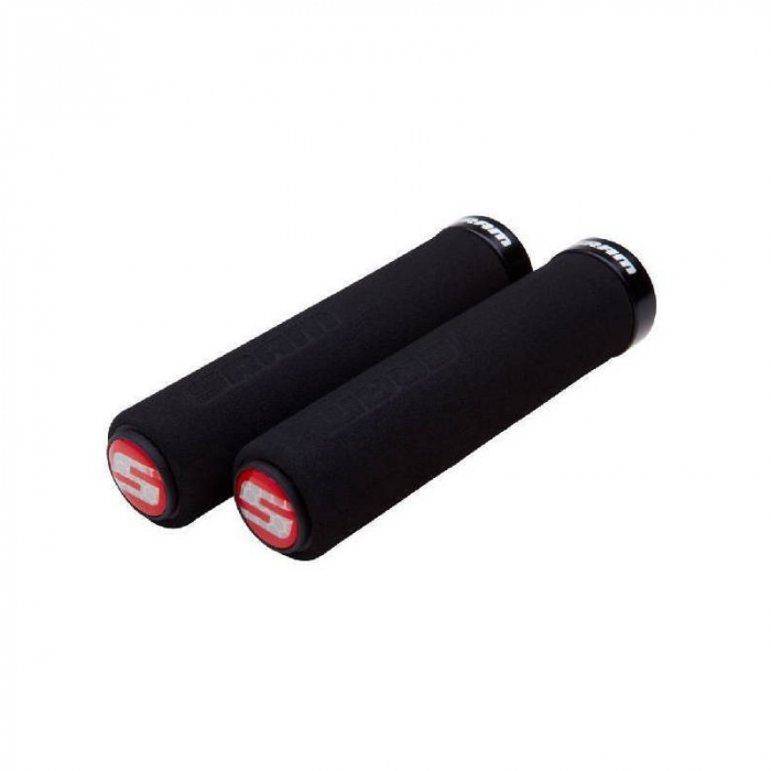 Mansoane SRAM Locking Foam Grips 129mm Negru/Negru [2]