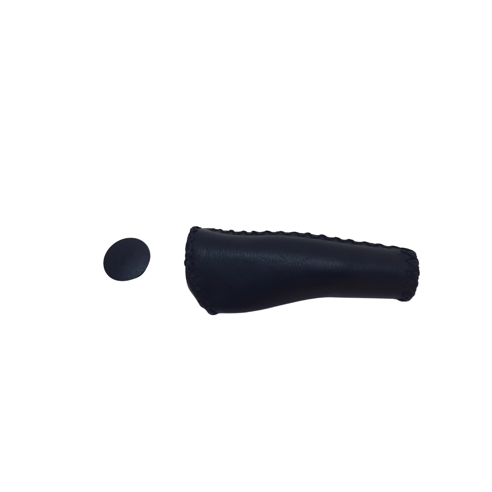 Manson stanga VLG-649-2AD2, cu colier, 135 mm, piele, negru [1]