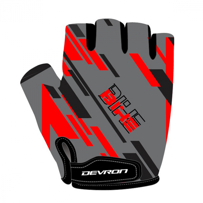 Manusi Ciclism Devron 8202 Bike - XL  Negru-Rosu [1]