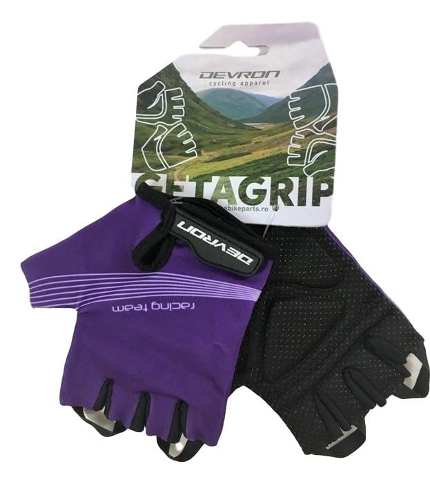 Manusi Ciclism Devron 8542 Racing Team Lady - XS, Negru-Violet [2]