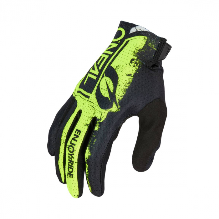 Manusi Ciclism O'Neal Matrix Shocker V.23- M/8.5, Negru-Galben Neon [1]
