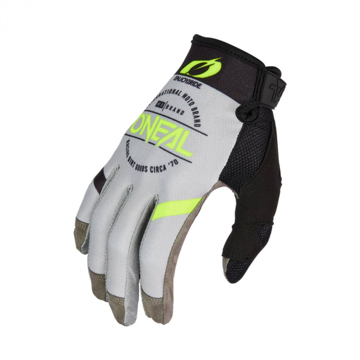 Manusi Ciclism O'Neal Mayhem Brand V.23 - M/8.5, Gri-Negru [1]