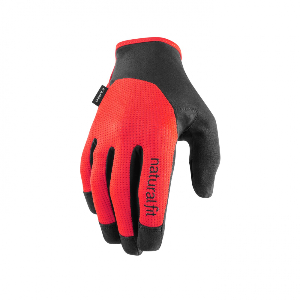 MANUSI CUBE GLOVES LONG FINGER X NF BLACK - RED M [1]