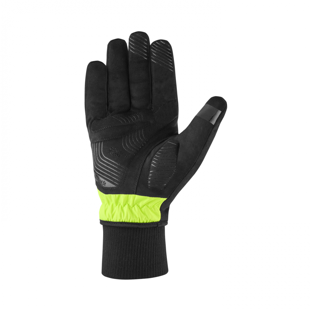 MANUSI CUBE GLOVES WINTER LONG FINGER X NF GREY/YELLOW XL [2]