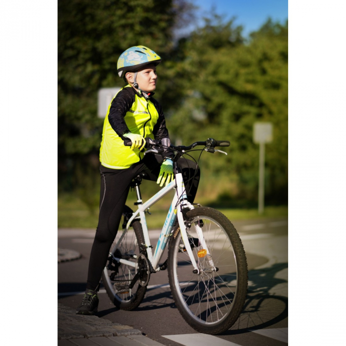 Manusi de vara Force Kid MTB Angle Fluo/Albastru L [3]