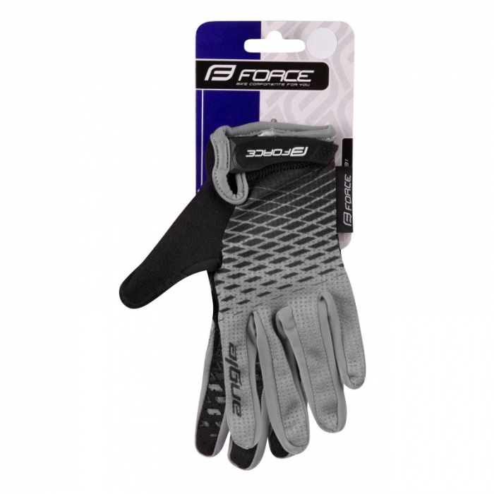 Manusi Force Kid MTB Angle, gri/negru L [2]