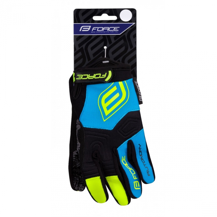 Manusi Force Kid MTB Autonomy Negru/Albastru L [2]