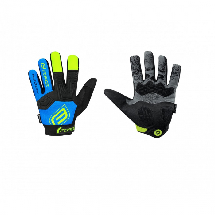 Manusi Force Kid MTB Autonomy Negru/Albastru L [1]