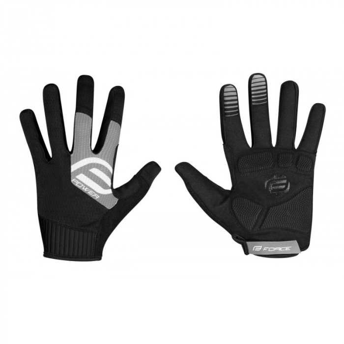 Manusi Force MTB Power, negru/gri, XL [1]