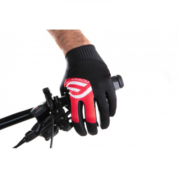 Manusi Force MTB Power, negru/rosu, XL [2]