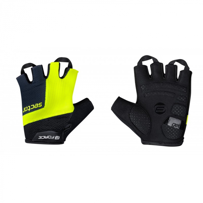 Manusi Force Sector gel, negru/fluo, XL [1]