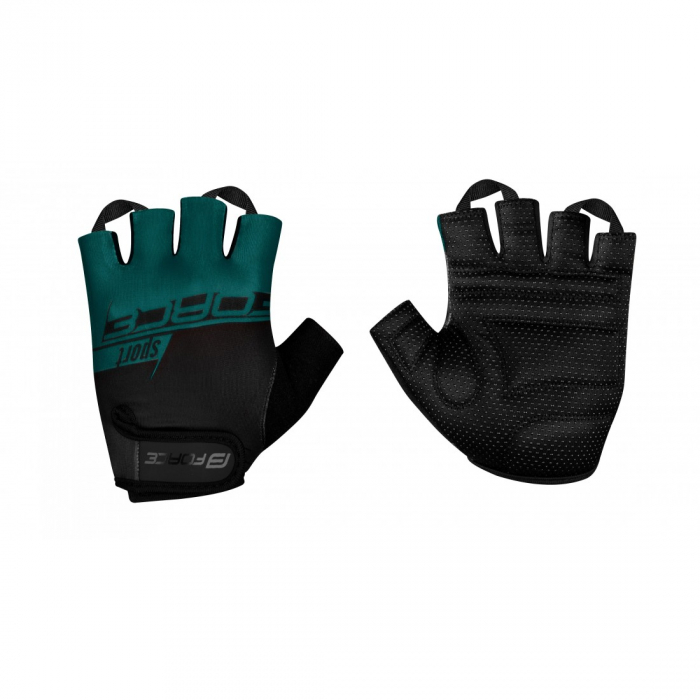 Manusi Force Sport Negru/Albastru Petrol L [1]