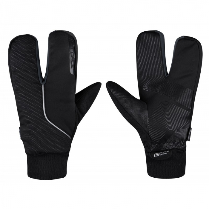 Manusi iarna Force Hot Rak Pro 3 degete negre XL [1]