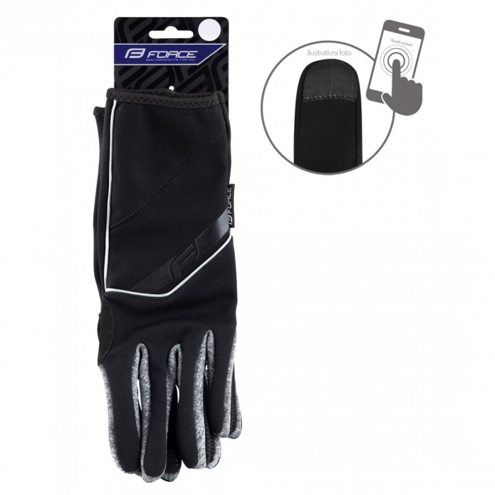 Manusi primavara/toamna Force Gale Softshell Negru S [2]
