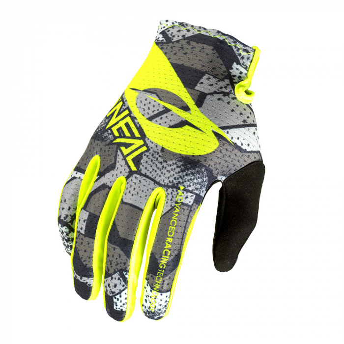 MATRIX Youth Glove CAMO V.22 gray/neon yellow XL/7 [1]