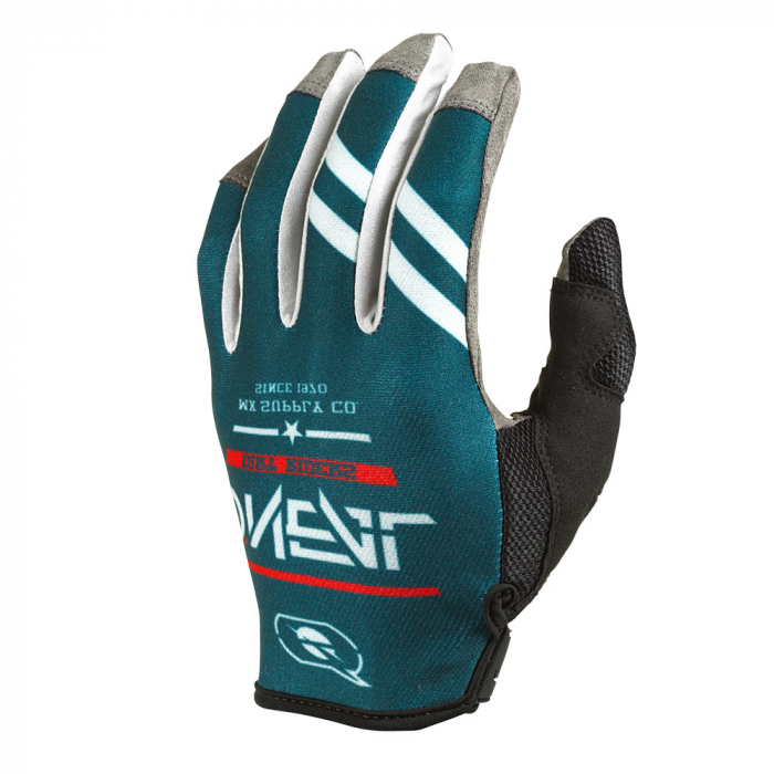 MAYHEM Glove SQUADRON V.22 teal/gray M/8,5 [1]