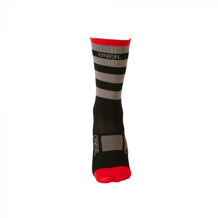 MTB Performance Sock STRIPE V.22 black/gray/red (43-46) [3]