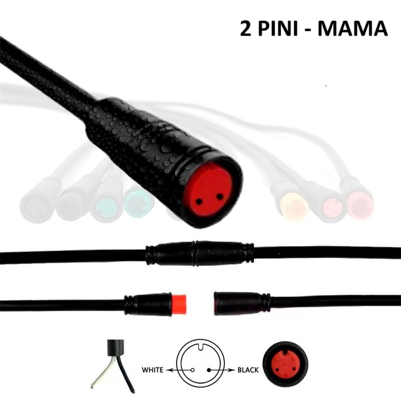 Mufa rezistenta la apa 8 mm 2 pini - F [1]