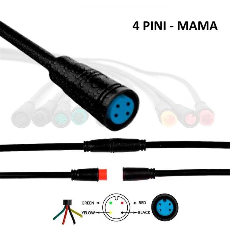Mufa rezistenta la apa 8 mm 4 pini - F [1]