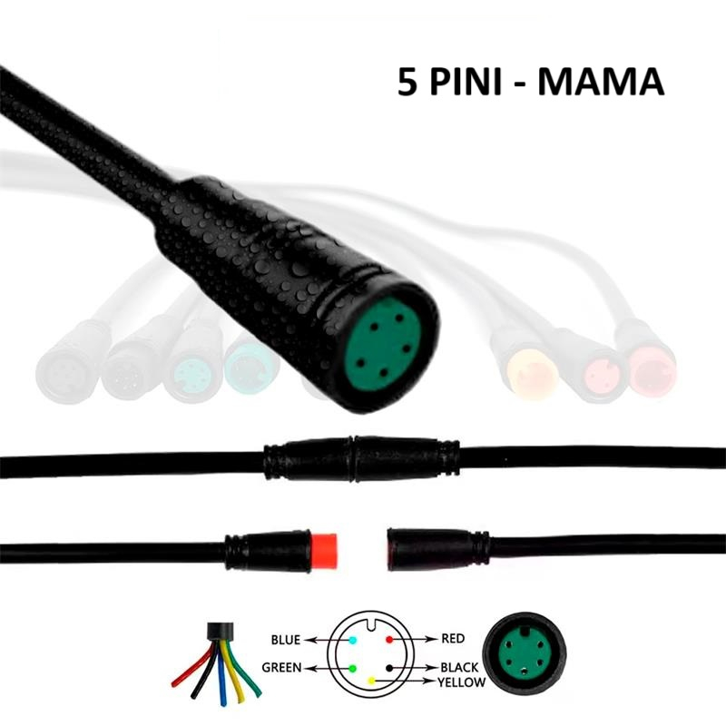 Mufa rezistenta la apa 8 mm 5 pini - F [1]