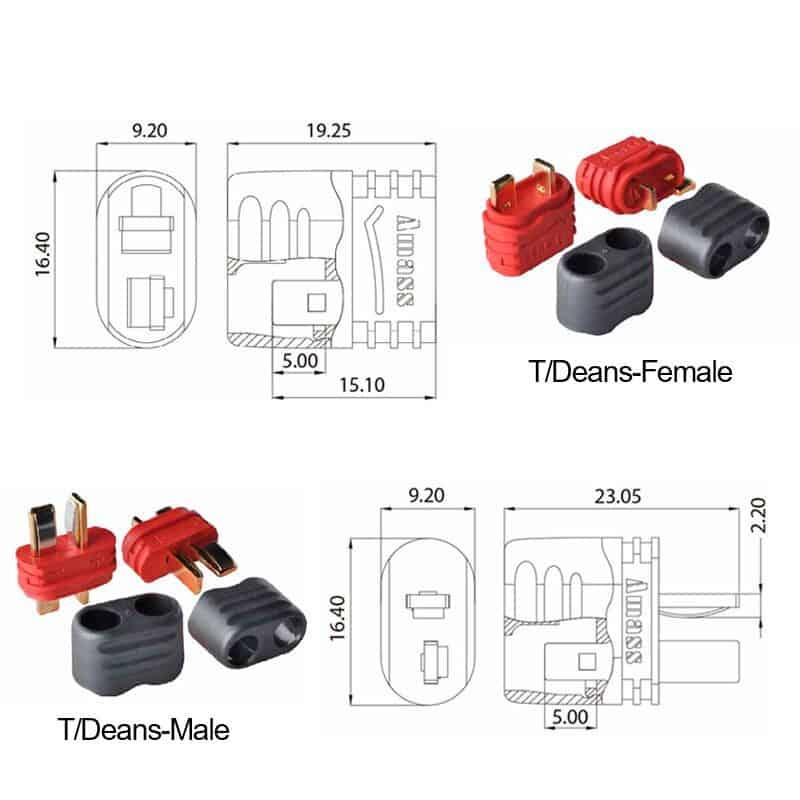 Mufa tip T M/F [3]