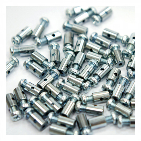 Niplu cablu frana/schimbator Fibrax 6mm fara lipire FCB3307 - Argintiu [1]