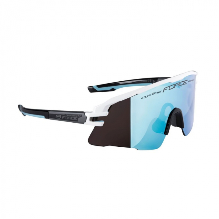 Ochelari Force Ambient, alb/gri/negru, lentila albastra [2]