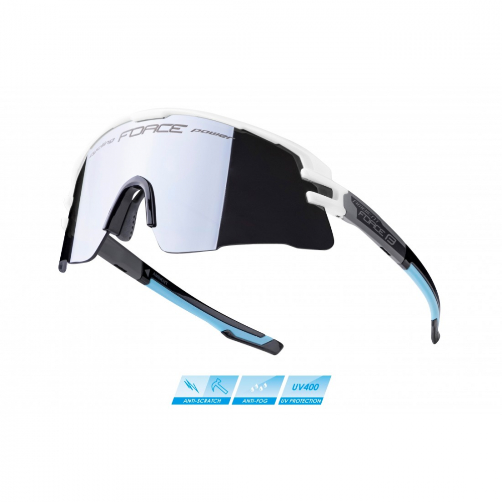 Ochelari Force Ambient alb/verde/negru lentile fumurii [5]