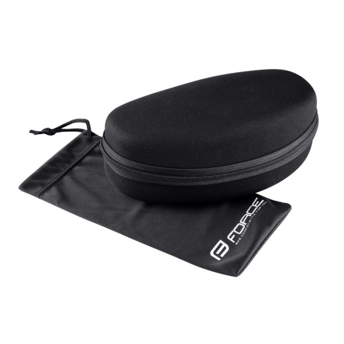 Ochelari Force Creed alb/rosu, lentila neagra oglinda [5]