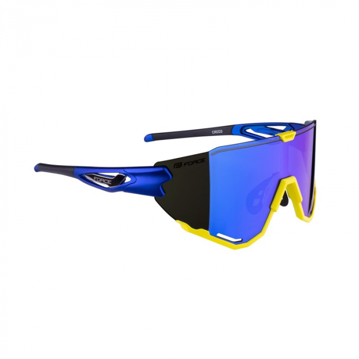 Ochelari Force Creed albastru/fluo, lentila revo albastra [2]