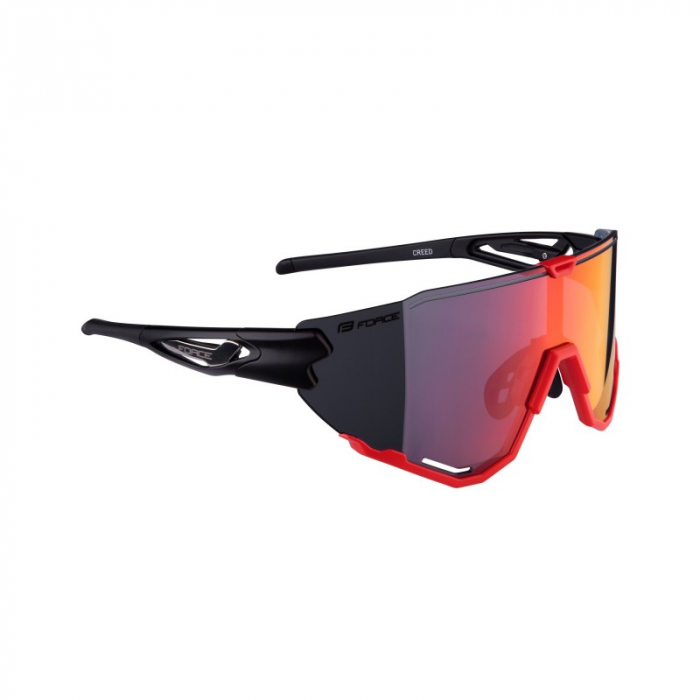 Ochelari Force Creed negru/rosu, lentila revo rosie [2]
