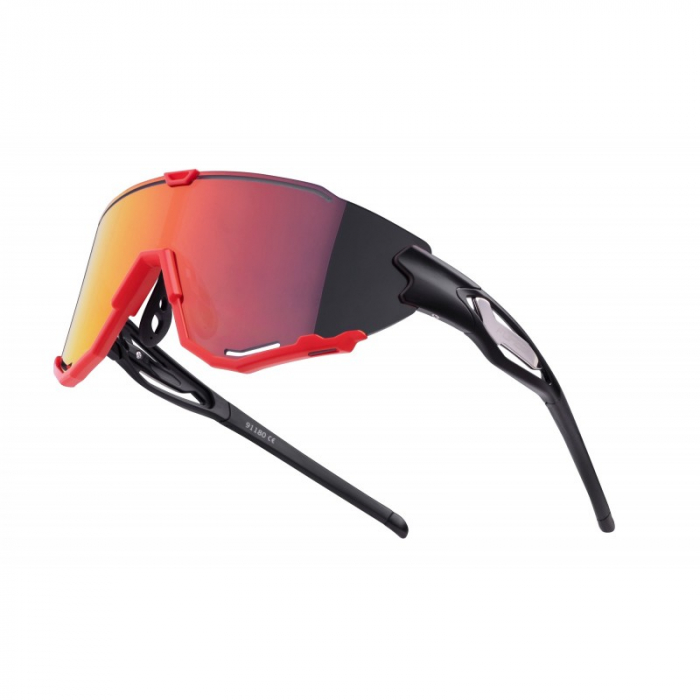 Ochelari Force Creed negru/rosu, lentila revo rosie [1]