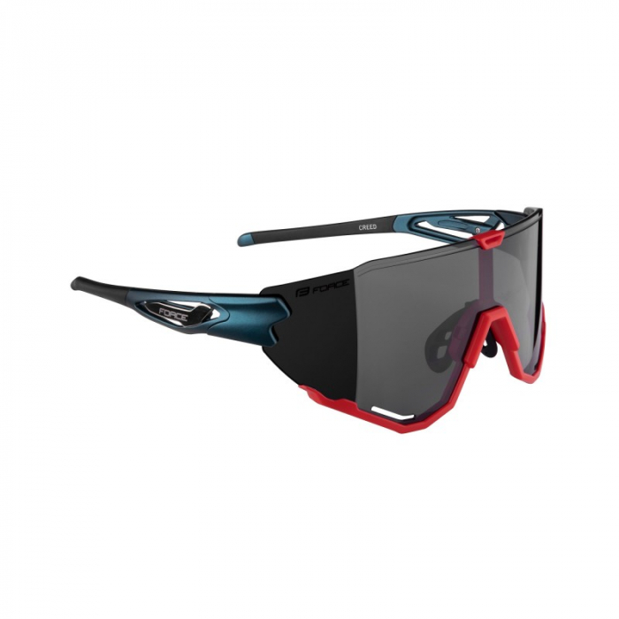 Ochelari Force Creed rosu petrol, lentila neagra oglinda [2]