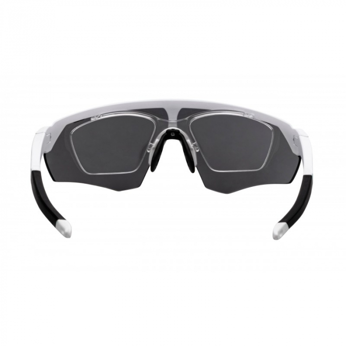 Ochelari Force Enigma alb mat, lentila neagra [4]