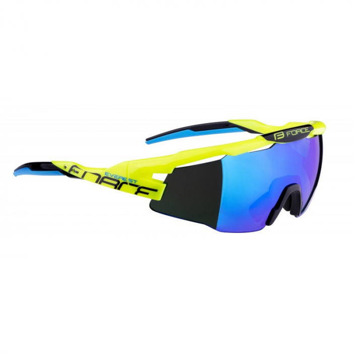 Ochelari Force Everest fluo, lentila albastra oglinda [2]