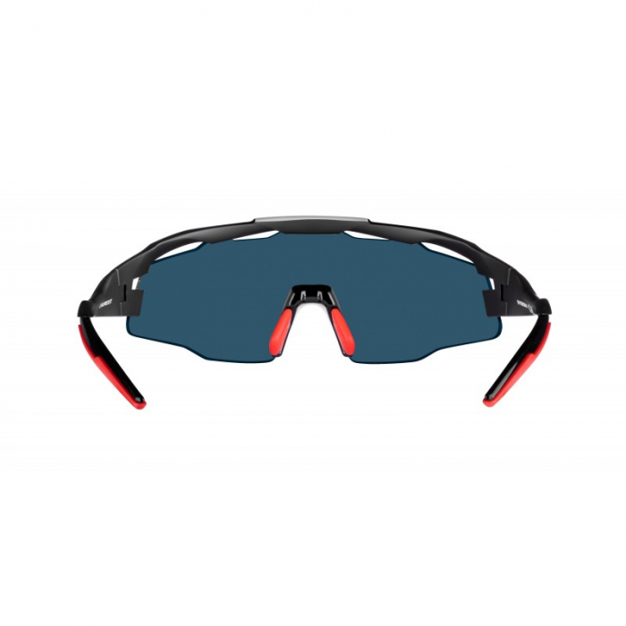 Ochelari Force Everest negru mat, lentila rosie oglinda [4]